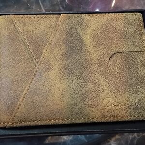 Brown Leather Key and Card Holder with Minimalist Design